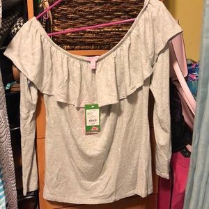 Lilly Pulitzer Grey Medium Top